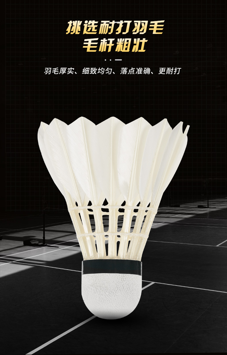 전문가용 배드민턴 공 G200 화이트 거위 깃털 훈련  - Badminton Youtube 리뷰 및 가격