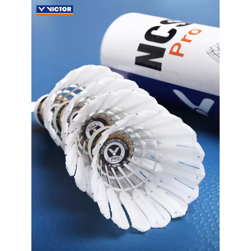 12개/튜브 NCS PRO 스테이블 카본소닉 파이버 짐 - Victor Shuttlecock Feather 리뷰 및 가격